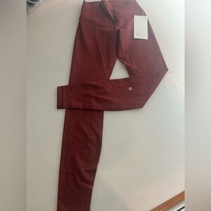 lululemon athletica Burgundy Leggings